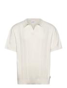 Knitted S/S Polo White Lindbergh