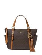 Sm Conv Tz Tote Brown Michael Kors