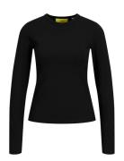 Jxceline Gigi Str Ls Solid Tee Jrs Noos Black JJXX