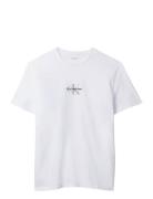 Ss 30S Micro Monologo Graphic Te White Calvin Klein Jeans