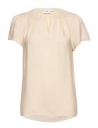 Brittasz Ss Top Cream Saint Tropez