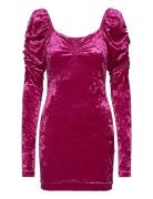Velvet Puff Mini Dress Pink ROTATE