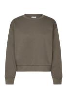 O-Neck Sweat Over Khaki Enkel Studio