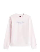 Tjw Reg Ess Logo 1 Crew Ext Pink Tommy Jeans