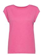 Cc Heart Basic Round-Neck T-Shirt Red Coster Copenhagen