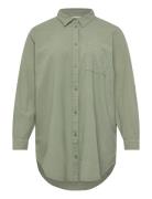 Kcnana Shirt Tunic Green Kaffe Curve