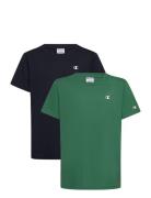 2 Pack Ss Tee Green Champion