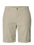 Slmslim-Luton Miles Flex Shorts Noos Beige Selected