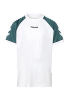 Hmljr Stripe T-Shirt S/S White Hummel