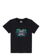 Ev Palm Horizon Ss Boy Black Quiksilver