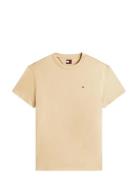 Tjm Reg Sflag Ss Tee Ext Beige Tommy Jeans