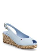 Mid Wedge Espad Slingback Speck Blue Tommy Hilfiger