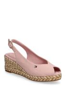 Mid Wedge Espad Slingback Speck Pink Tommy Hilfiger