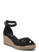 Mid Wedge Espad X Cross Black Tommy Hilfiger