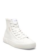 Vulc High Top Laceup Canvas White Calvin Klein