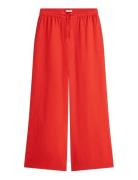 Ess Linen Pull On Pants Red Tommy Hilfiger