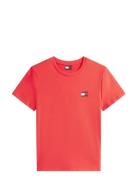 Tjw Reg Wavy Flag Ss Tee Ext Red Tommy Jeans