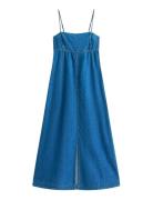 Tjw Chambray Maxi Dress Ext Blue Tommy Jeans