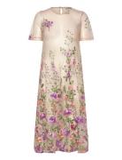 Fuschia Midi Dress Purple A-View