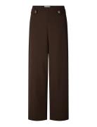 Yasrania Hw Straight Pants - Ex Brown YAS