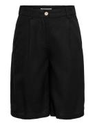 Onlgoa Hw Linen Bl Long Shorts Cc Tlr Black ONLY