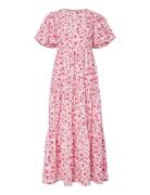 Yascolea Ss Ankle Dress S. Noos Pink YAS