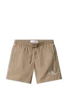 Medium Drawstring Fashion Beige Calvin Klein