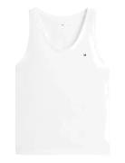 Jersey Tank Top White Tommy Hilfiger