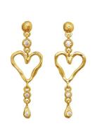 Sabi Twinkle Earrings Gold Maanesten