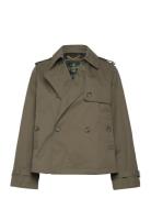 Short Trench Coat Khaki Superdry