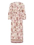 Crtiah Smock Dress Pink Cream