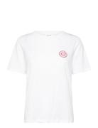 Cc Smile T-Shirt - Mid Sleeve White Coster Copenhagen