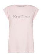 Endless T-Shirt - Cap Sleeve Pink Coster Copenhagen