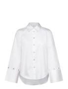 Shirt With Back Pleats White Coster Copenhagen