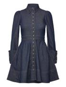 Denim Mini Dress Blue By Ti Mo