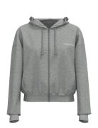Full Zip Sweat Hoodie Grey Calvin Klein