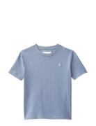 Mono Mini Badge Reg T-Shirt Blue Calvin Klein