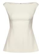 Diora Half Off Shoulder Top Cream Malina