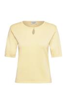 Bs Francesca Regular Fit T-Shirt Yellow Bruun & Stengade