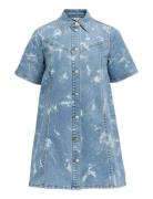 Objclaudia S/S Short Denim Dress 143 Blue Object