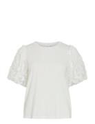 Vi Sca O-Neck S/S Top White Vila