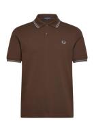 Twin Tipped Fp Shirt Brown Fred Perry