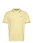 Tipping Ss Pique Polo Yellow GANT