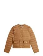Feminine Lw Down Jacket Brown Tommy Hilfiger
