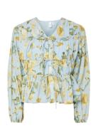 Yasebba Ls Top S. Noos Patterned YAS