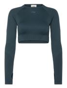Sculpt Seamless Long Sleeve W Green ICANIWILL