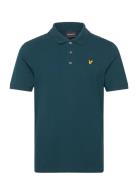 Plain Polo Shirt Blue Lyle & Scott