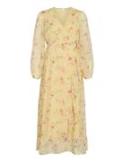 Viedee L/S Ankle Wrap Dress/Dc/Ka Yellow Vila