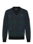 Black Watch Tartan Jmpr Black Fred Perry