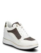 Emmy Wedge Trainer White Michael Kors